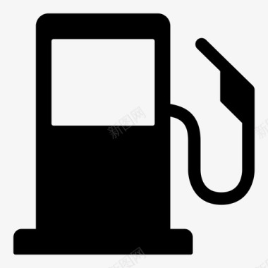 燃油泵气泵加油站图标图标