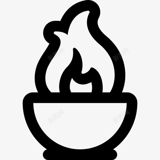 热食墨西哥系列直系图标svg_新图网 https://ixintu.com 墨西哥系列 热食 直系