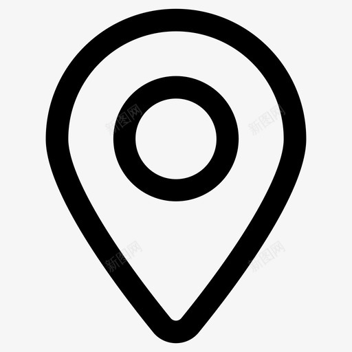 地图gps地图标记svg_新图网 https://ixintu.com gps 位置 地图 地图标记 地图针