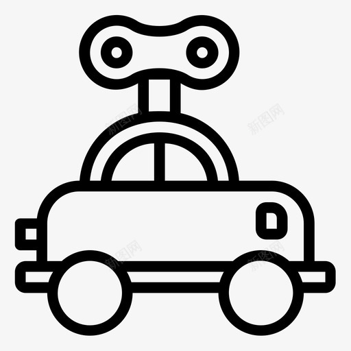 车孩子玩图标svg_新图网 https://ixintu.com 孩子 把车收起来 玩 玩具 车