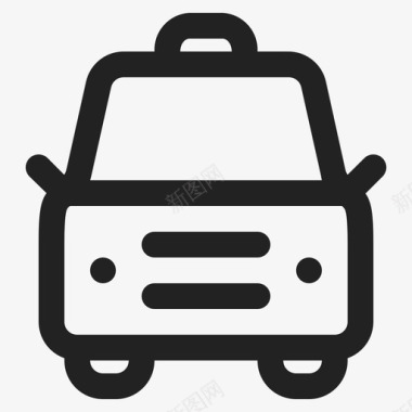 汽车送货出租车图标图标