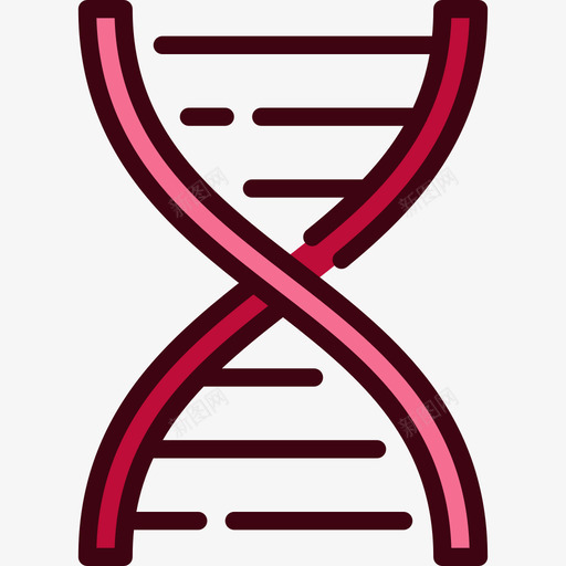 Dna结构科学研究4线状颜色图标svg_新图网 https://ixintu.com Dna结构 科学研究4 线状颜色