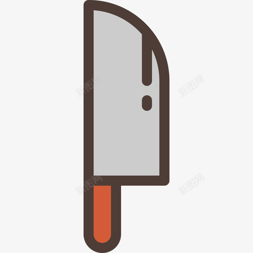 刀厨房元素3线性颜色图标svg_新图网 https://ixintu.com 刀 厨房元素3 线性颜色