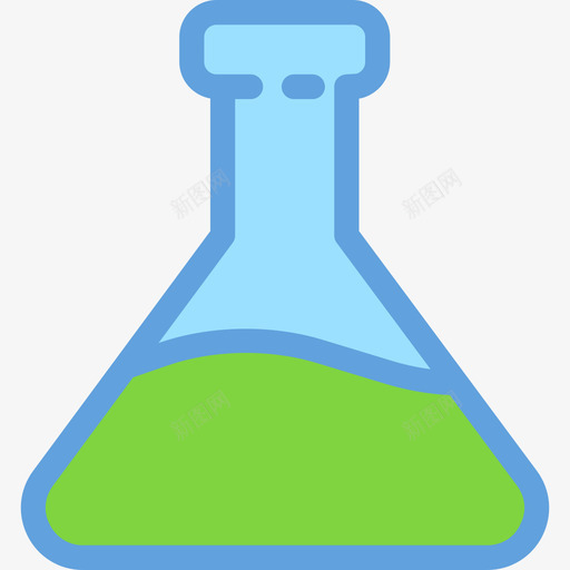 烧瓶为你的接口线性颜色图标svg_新图网 https://ixintu.com 为你的接口 烧瓶 线性颜色