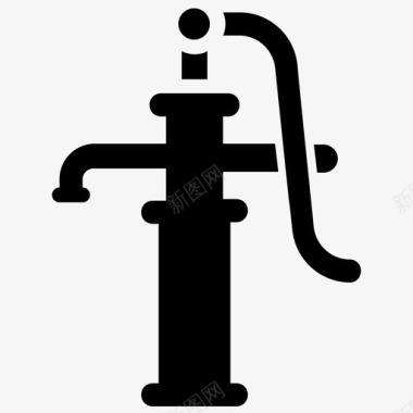 手动泵水泵供水图标图标