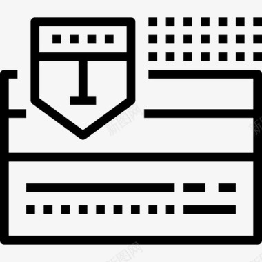 支付保障现代保险直系图标图标