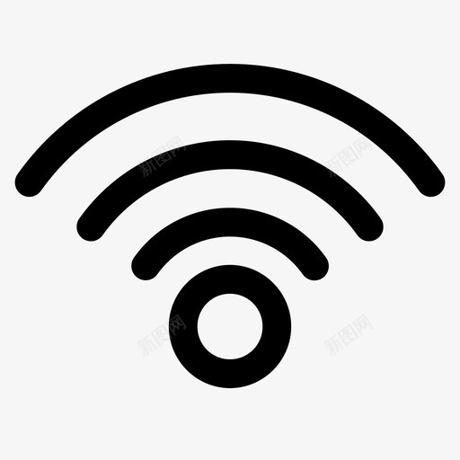 wifi网络uiux图标svg_新图网 https://ixintu.com UUX概述 ui ux wifi网络 无线