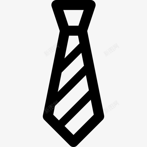 领带创业和商业图标收集线性svg_新图网 https://ixintu.com 创业和商业图标收集 线性 领带