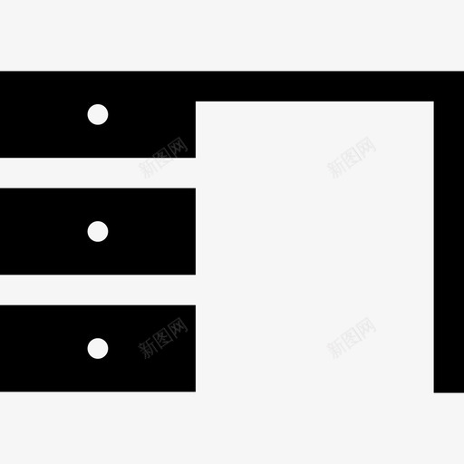 办公桌家具15件已填充图标svg_新图网 https://ixintu.com 办公桌 家具15件 已填充