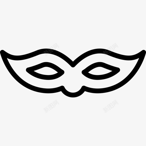 面具电影元素2线性图标svg_新图网 https://ixintu.com 电影元素2 线性 面具