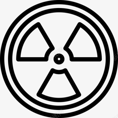 辐射武器3线性图标图标