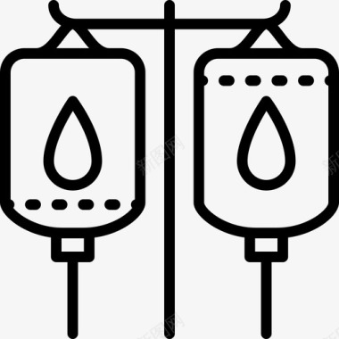 输血献血门诊图标图标