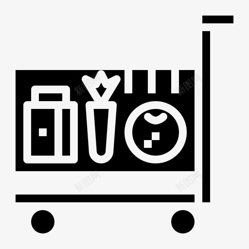 超市购物车购物图标svg_新图网 https://ixintu.com 商店 购物 购物车 超市