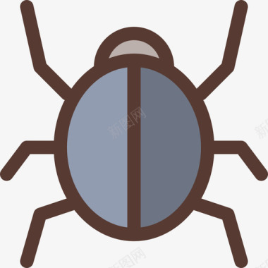 Bug安全图标2颜色图标