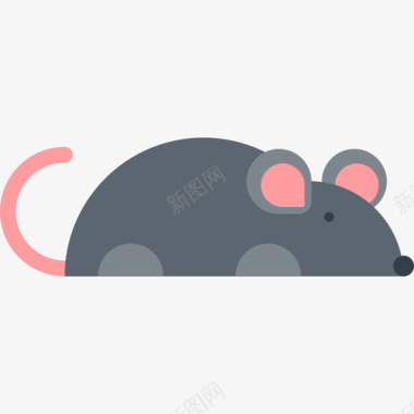 鼠标动物图标集合平面图标