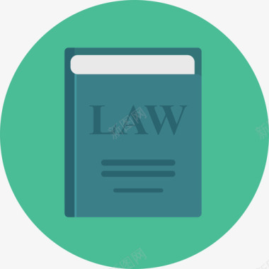 书法律圆形平面图标图标