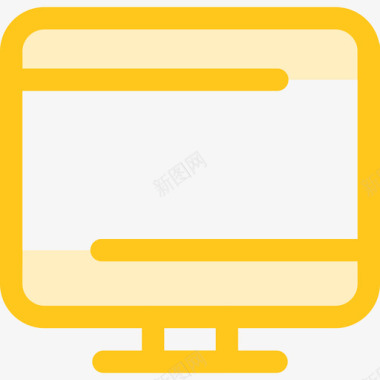 计算机工具10黄色图标图标