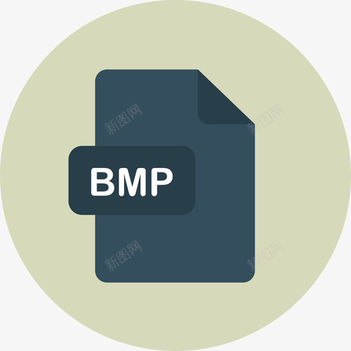 Bmp文件类型2圆形平面图标svg_新图网 https://ixintu.com Bmp 圆形平面 文件类型2