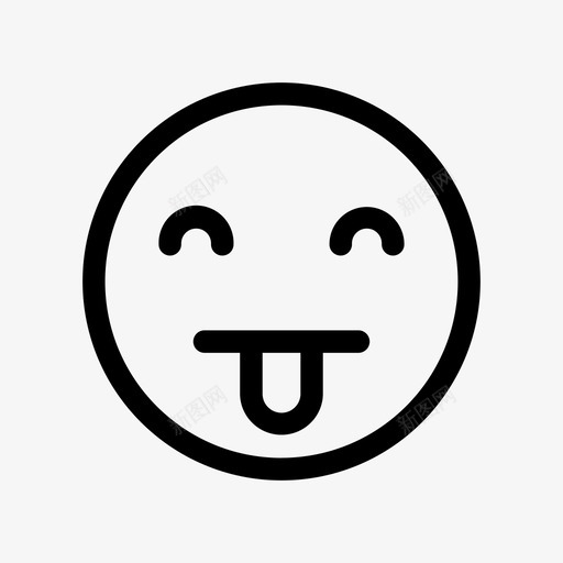 开玩笑表情符号情感图标svg_新图网 https://ixintu.com 开玩笑 情感 情感图标 模仿 表情符号