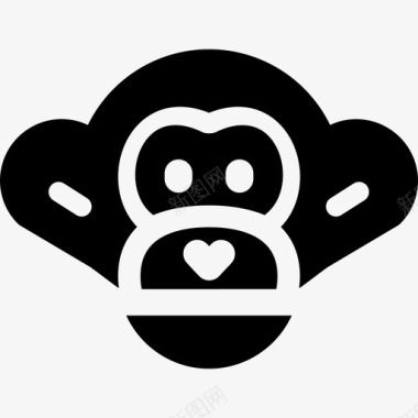猴子科学研究7填充图标图标