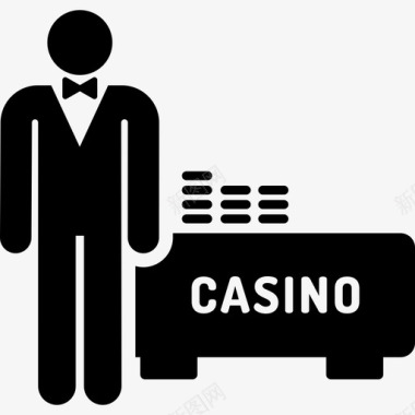 赌场酒店象形图2已填充图标图标