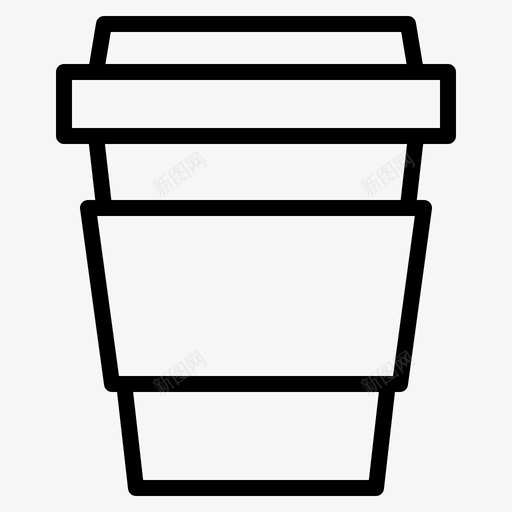 咖啡休息饮料图标svg_新图网 https://ixintu.com 休息 办公室 咖啡 外卖 饮料