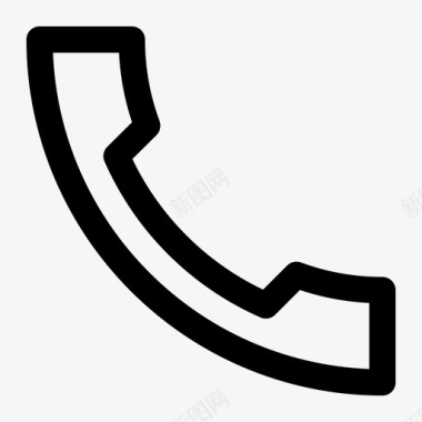 呼叫通信手持电话图标图标