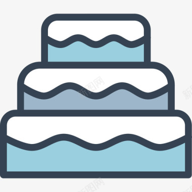 蛋糕美味2原色图标图标