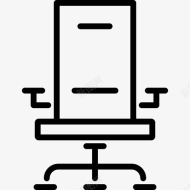 办公椅商务元素集合2直线型图标图标