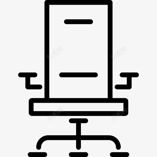 办公椅商务元素集合2直线型图标svg_新图网 https://ixintu.com 办公椅 商务元素集合2 直线型