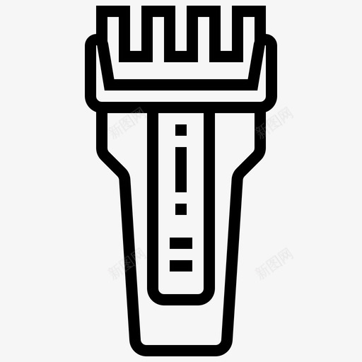 电动理发器理发师沙龙图标svg_新图网 https://ixintu.com 沙龙 理发师 理发店 电动理发器