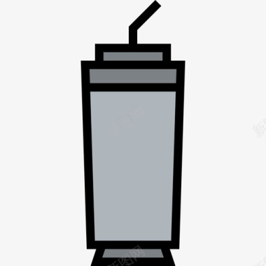 饮料墨西哥元素8线性颜色图标图标