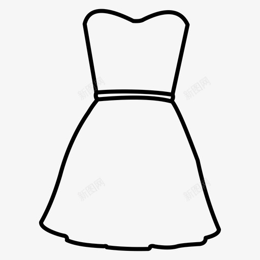 服装女装女装时尚系列图标svg_新图网 https://ixintu.com 女装 女装时尚系列 服装