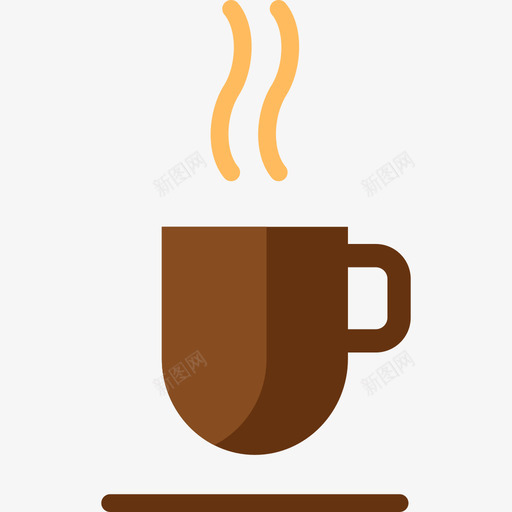咖啡杯咖啡和早餐2平的图标svg_新图网 https://ixintu.com 咖啡和早餐2 咖啡杯 平的