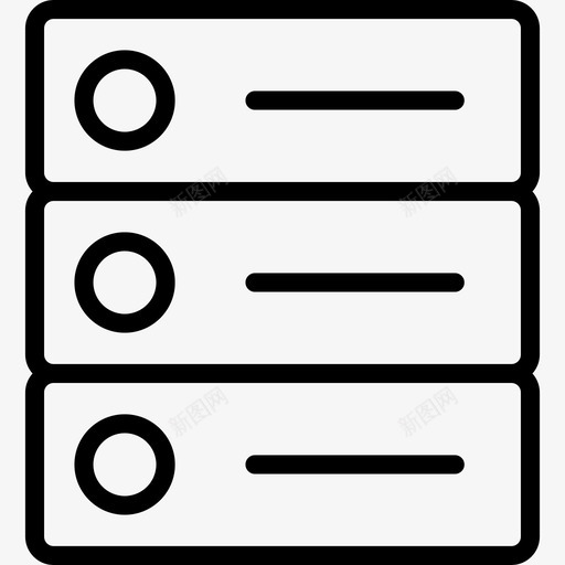 服务器技术技术图标集2svg_新图网 https://ixintu.com 技术 技术图标集2 服务器