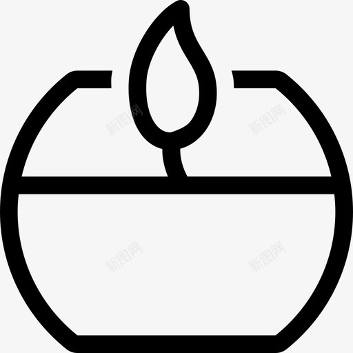 蜡烛spa图标2轮廓svg_新图网 https://ixintu.com spa图标2 蜡烛 轮廓
