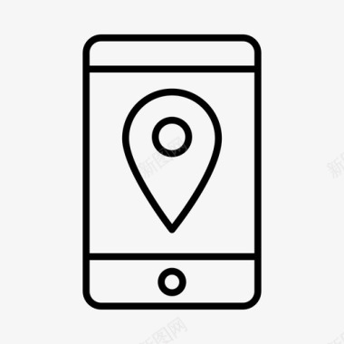 手机地图移动地图导航图标图标