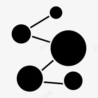 原子化学分子图标图标