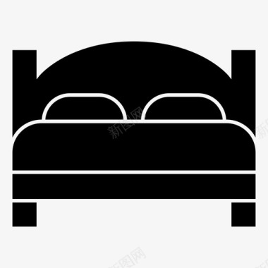 床家具酒店图标图标