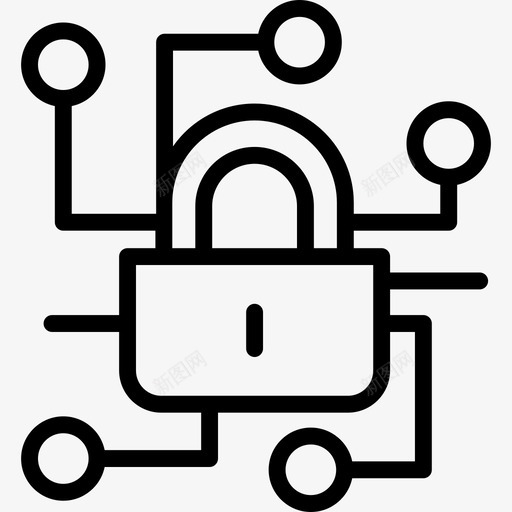 数据计算机安全元件线性图标svg_新图网 https://ixintu.com 数据 线性 计算机安全元件