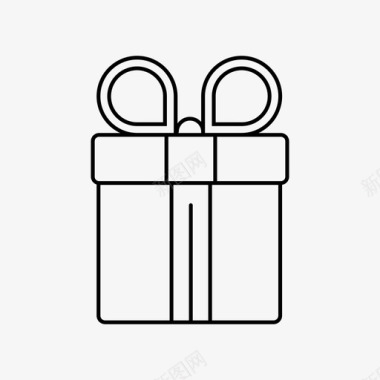 礼品盒蕾丝礼物图标图标