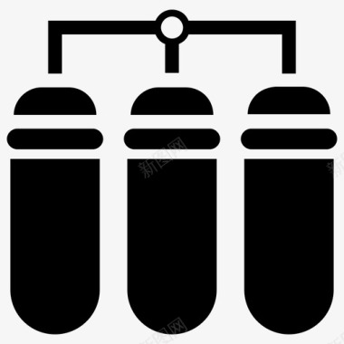 水过滤器水净化管道标志图标图标
