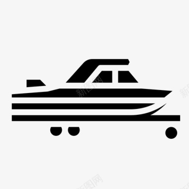 船拖车运输工具图标图标