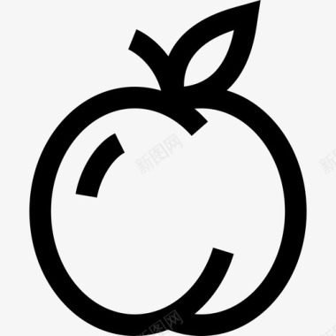 桃食物4直系图标图标