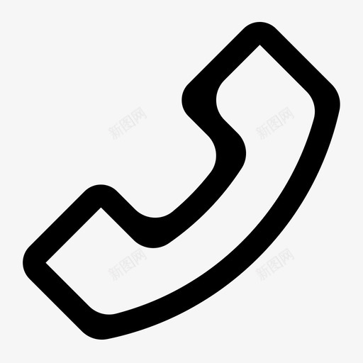 电话通讯业务图标svg_新图网 https://ixintu.com 业务图标 电话 通讯
