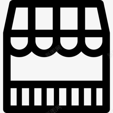商店电子商务系列3线性图标图标