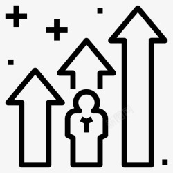 人才icon改进发展成长图标高清图片