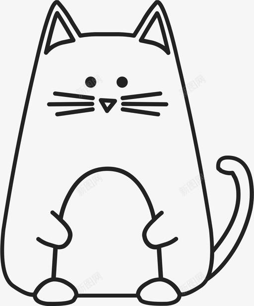 猫可爱朋友图标svg_新图网 https://ixintu.com 可爱 宠物 小猫 朋友 猫