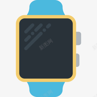 智能手表技术元素平板图标图标
