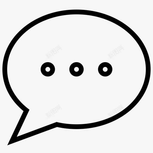 语音气泡通信对话图标svg_新图网 https://ixintu.com 对话 用户界面 电话 移动 语音气泡 通信
